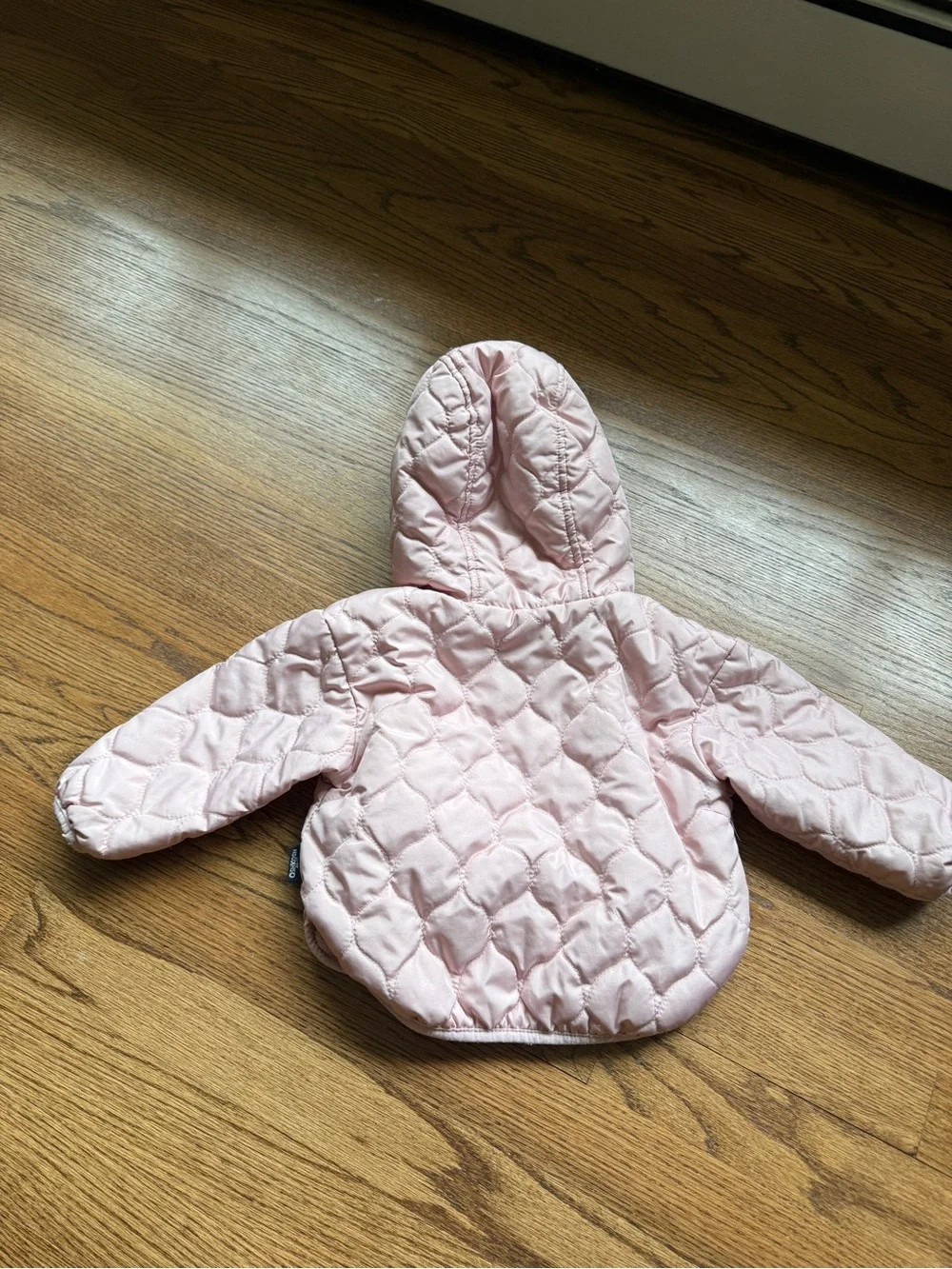 OshKosh B'gosh Light Pink Quilted Hooded Jacket